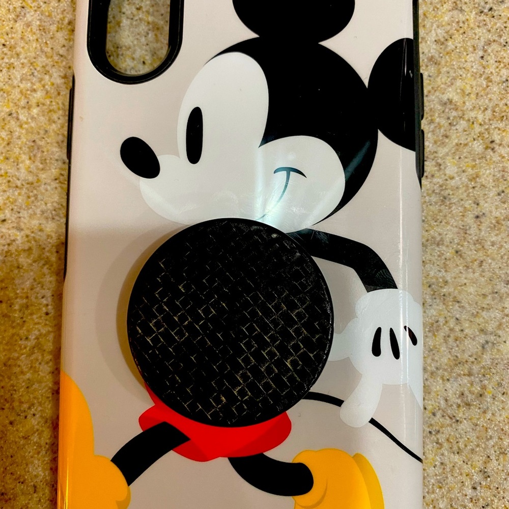 I phone X case. Mickey mouse